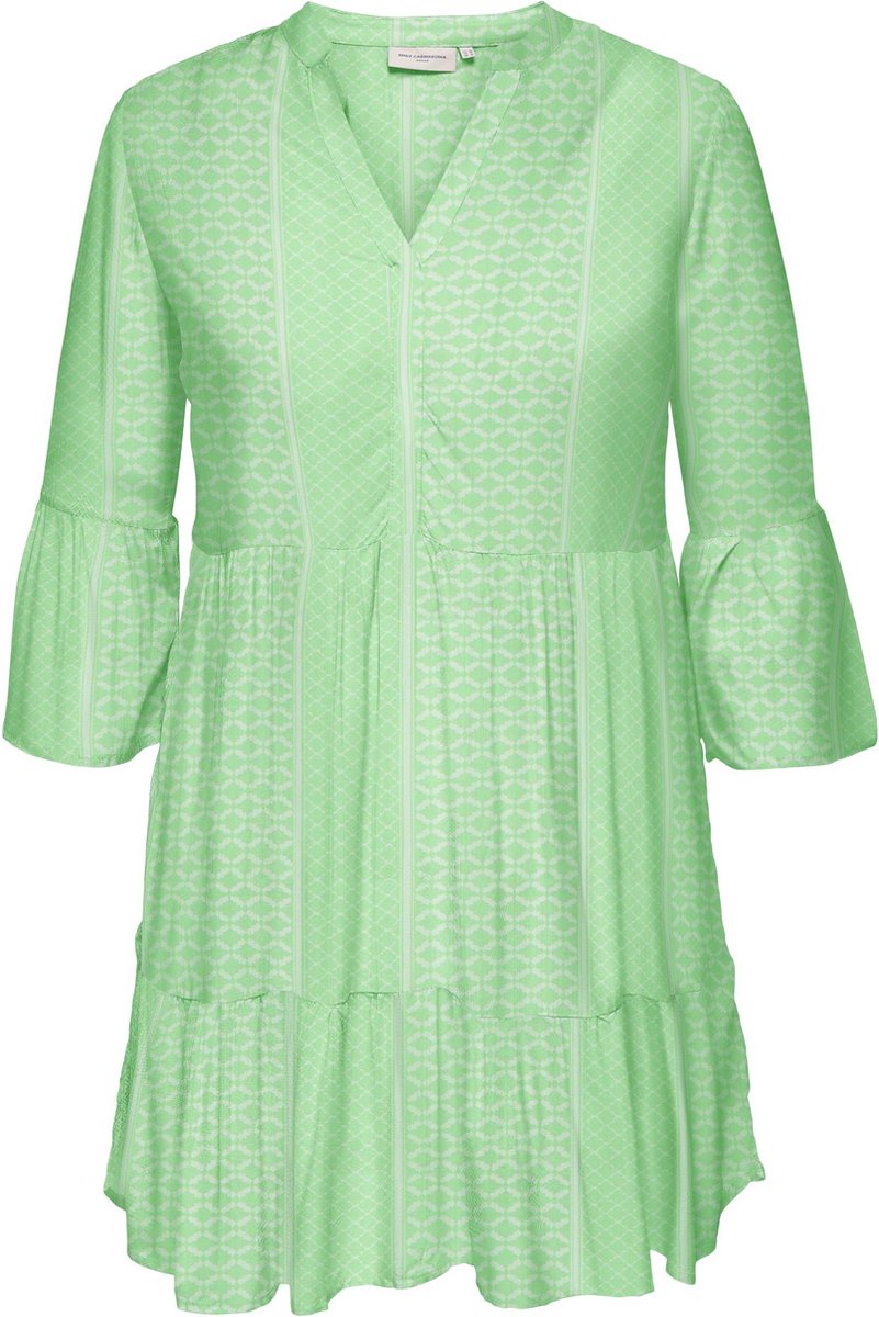 ONLY CARMAKOMA - CARMARRAKESH LIFE 3/4 TUNIC DRESS AOP - Dames - Mini jurken