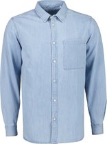 Knowledge Cotton Overhemd - Regular Fit - Bla - XL