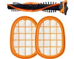1x Hoofdborstel en 2x Filter set geschikt voor Philips SpeedPro Max - Vervanging onderdeel accessoires CP0663 / CP0667