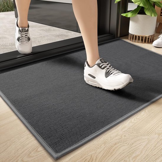 Buemag Deurmat - antislip met noppen - zwart - 60 x 40 cm - Deurmatten - Buemag