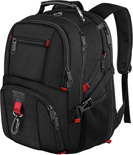 IGOLUMON Rugzak heren werk grote laptop rugzak 17 inch met USB IGOLUMON Rugzak heren werk grote laptop rugzak 17 inch met USB