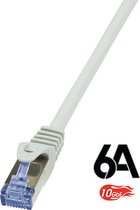 Câble patch CAT6A UTP 50cm - Grijs