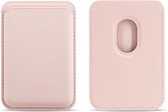 Waeyz - Magnetische Kaarthouder Geschikt Voor iPhone Magsafe - Magnetische Wallet Card Holder - Pasjeshouder Geschikt Voor iPhone 12/13/14/15 - Roze