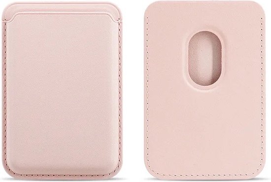 Waeyz - Magnetische Kaarthouder Geschikt Voor iPhone 12/13/14/15/16/17 Pasjeshouder Compatible voor Magsafe - Magnetische Card Holder Portemonnee - Roze