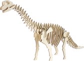 Bouwpakket 3D Puzzel Dino Dinosaurus Brachiosaurus- hout