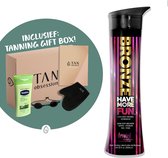 Devoted Creations ® Bronze Have More Fun - Zonnebankcreme - Zonnebankcremes - Zonnebank creme - Met Bronzer - Incl. Exclusieve Tan Obsession Giftbox - 250 ML