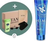 Devoted Creations ® H.I.M. Atlantic - Zonnebankcreme - Zonnebankcremes - Zonnebank creme - Met Bronzer - Incl. Exclusieve Tan Obsession Giftbox - 250 ML