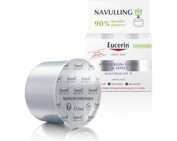 Eucerin Hyaluron-Filler + 3x EFFECT Navulling Anti-Age Dagcreme voor Vrouwen - Droge Huid - SPF 15 - Gezichtscrème Anti-Rimpel - Hyaluronzuur - Anti-Aging Creme - 50 ml