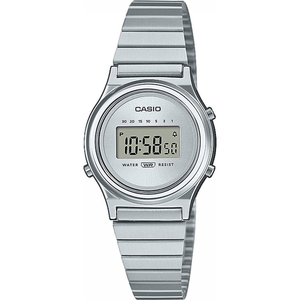 Casio Casio Collection Vintage LA700WE-7AEF Horloge - Staal - Zilverkleurig - Ø 26 mm