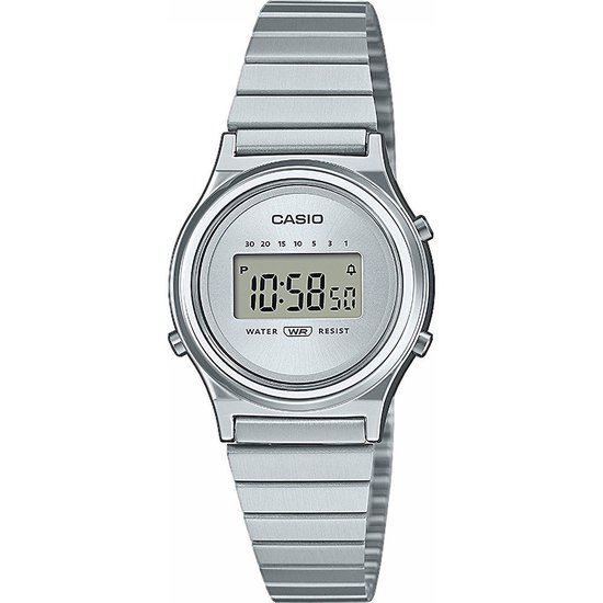 Casio Casio Collection Vintage Horloge - Staal - Zilverkleurig - Ø 26