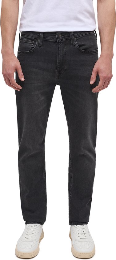 Mustang Heren Jeans Broeken ORLANDO slim Fit Zwart 36W / 36L Volwassenen