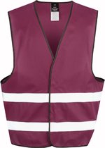 Gilet Unisex XS Result Mouwloos Burgundy 100% Polyester