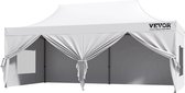 HandyHaven® - Partytent - Tent - Tuin - Opvouwbaar - Wit - Feest - Waterdicht - UV filter - Lengte - 609cm - Breedte 305cm - Hoogte 320cm