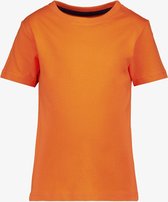 Unsigned basic jongens T-shirt oranje - Maat 92