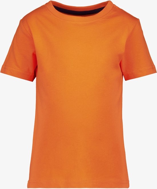 Unsigned basic jongens T-shirt oranje - Maat 92