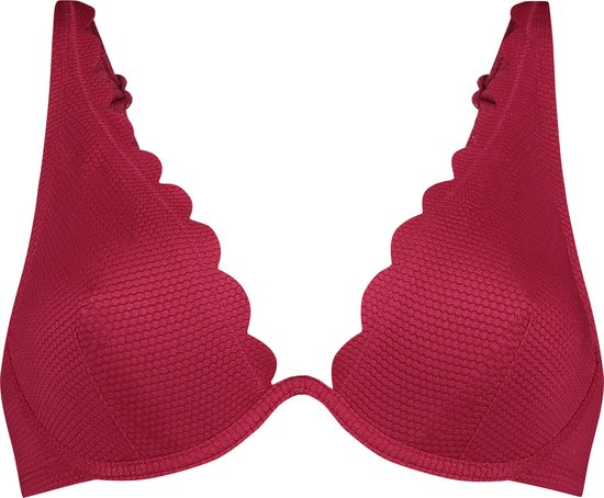 Hunkemöller Niet-voorgevormde beugel bikinitop Scallop Roze D85