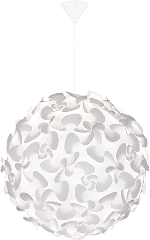 Lampe à suspension Umage Lora - Medium Ø 45 cm - Wit + Cordon set blanc