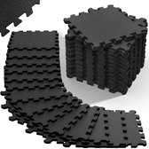MONZANA 36x Vloerbeschermer – 29,5x29,5cm Antislip Uitbreidbaar - Zwart
