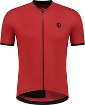 Rogelli Essential Fietsshirt - Korte Mouwen - Heren - Rood - Maat XXL