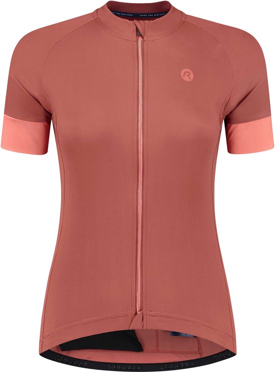 Maillot de cyclisme Rogelli Modesta - Manches courtes - Femme - Rouge - Taille S