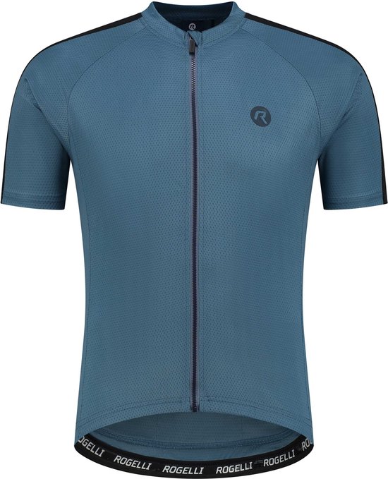 Maillot de cyclisme Rogelli Explore - Manches courtes - Homme - Blauw - Taille S