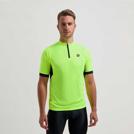 Rogelli Core Fietsshirt Heren - Korte Mouwen - Wielershirt - Fluor, Zwart - Maat 3XL van Rogelli — afbeelding 3