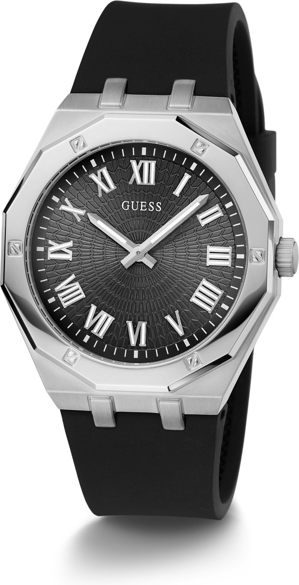 Guess Watches GW0663G1 Horloge Zilver Zwart