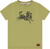 Stains and Stories boys t-shirt short sleeve Jongens T-shirt - kiwi - Maat 92