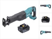 Bol.com Makita DJR 186 T1 accu reciprozaag 18 V + 1x oplaadbare accu 5.0 Ah - zonder oplader aanbieding