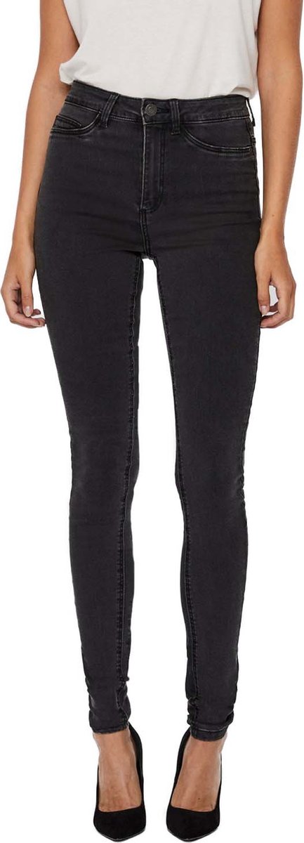 Noisy May Dames Amanda Bootcut jeans Zwart