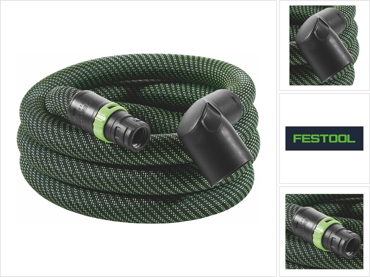 Festool D 27x3m-AS-90°/CT Afzuigslang met 90° aansluiting - 577160