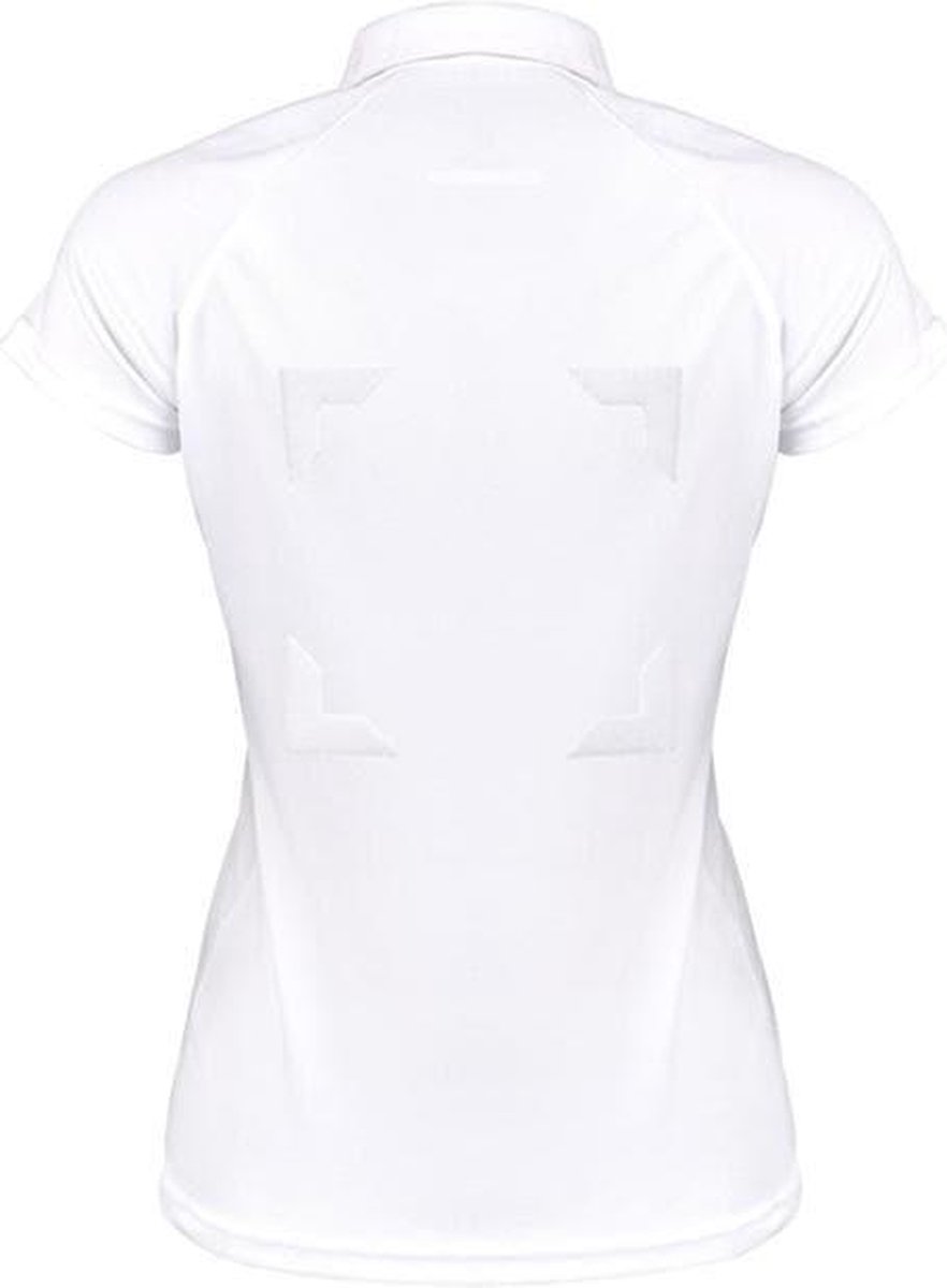Gilbert Netball Eclipse Hook and Loop Shirt Girls - 11 - 12 Yrs - Wit