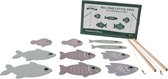 Traditional Garden Games - Big Fish Little Fish - Ensemble de jeu Pêche des poissons - Convient aux 3 ans et plus