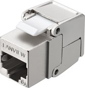 Lanview LVN128090 - Cat6a Shielded flip jack keystone BULK 150 pcs box