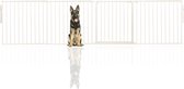 Bettacare Premium Multi-Panel Flexibele Huisdierenbarrière Assortiment, Wit, tot 288cm Breed (32 opties beschikbaar),Hondenbarrière voor Huisdieren Honden en Puppy's, Puppybarrière geschikt voor binnen- en buitengebruik