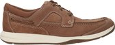 Clarks Sailview Lace Veterschoen - Mannen - Bruin - Maat 9