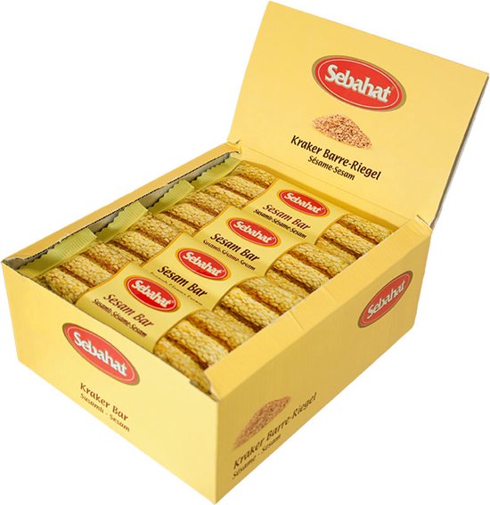 Sebahat Kraker sesamreep - snackreep - 40g x 20