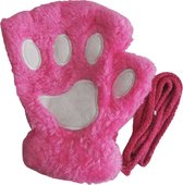 Cosplay beer handschoenen - Pink