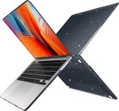 Glitter Laptopcover - Geschikt voor MacBook Air 13,3 inch - Case - Cover Hardcase - A1932/A2179/A2337 M1 (2018-2020) - Glitters Zwart