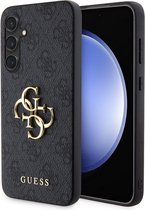 Guess 4G Metal Logo Back Case - Geschikt voor Samsung Galaxy S23 FE (S711) - Grijs