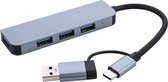 Adaptateur AM-IP® USB-C 4 Portes | Chargement ultra rapide | Gris | BC1.2