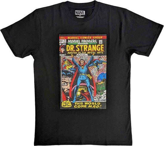 Marvel Doctor Strange - This World Gone Mad Heren T-shirt - L - Zwart