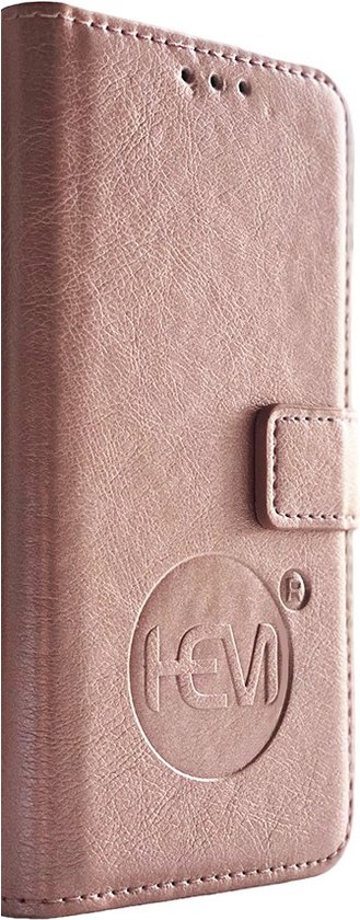 HEM Étui de téléphone adapté pour Samsung S24 Ultra - Étui Portefeuille en Gold Or Rose - Étui Portefeuille en Cuir TPU - Book Case - Flip Cover - Boek - Étui de Protection 360º