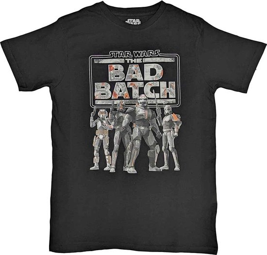 Disney Star Wars - The Bad Batch Heren T-shirt - Zwart