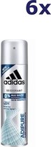 6x Adidas Deo spray 200ml men adipure 0%