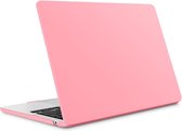 Laptopcover - Geschikt voor MacBook Air 13,6 inch - Case Cover Hardcase - A2681 (2022) - Matte Roze