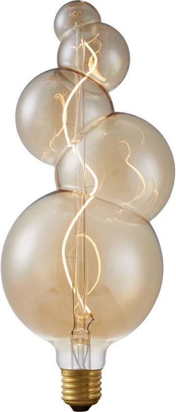 SPL Big FleX Bubble ledlamp E27 4W 140lm extra warm wit - goud