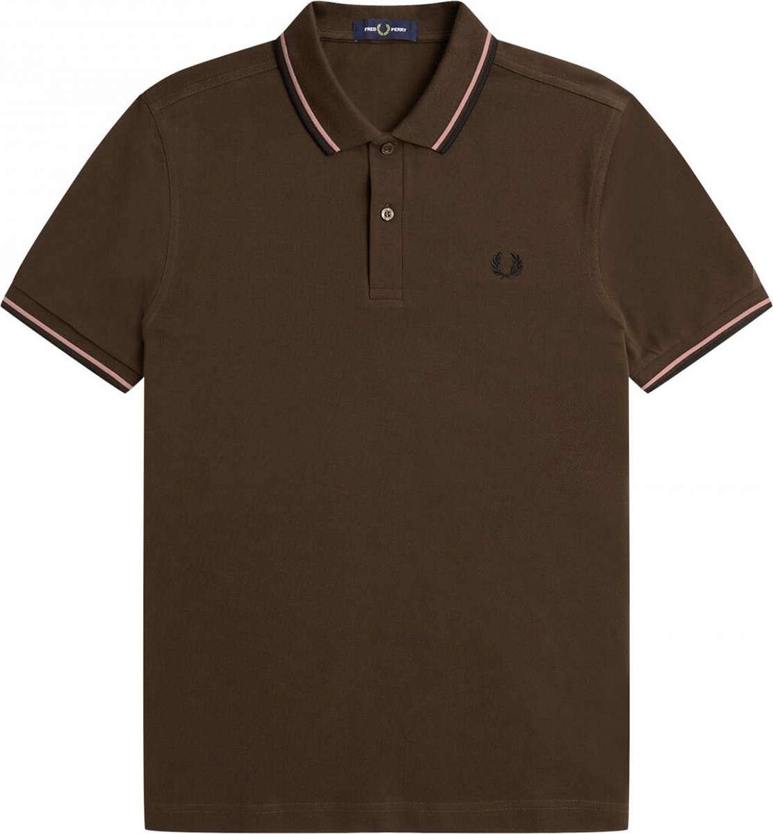 Fred Perry - Twin Tipped Shirt - Bruin Poloshirt-XL