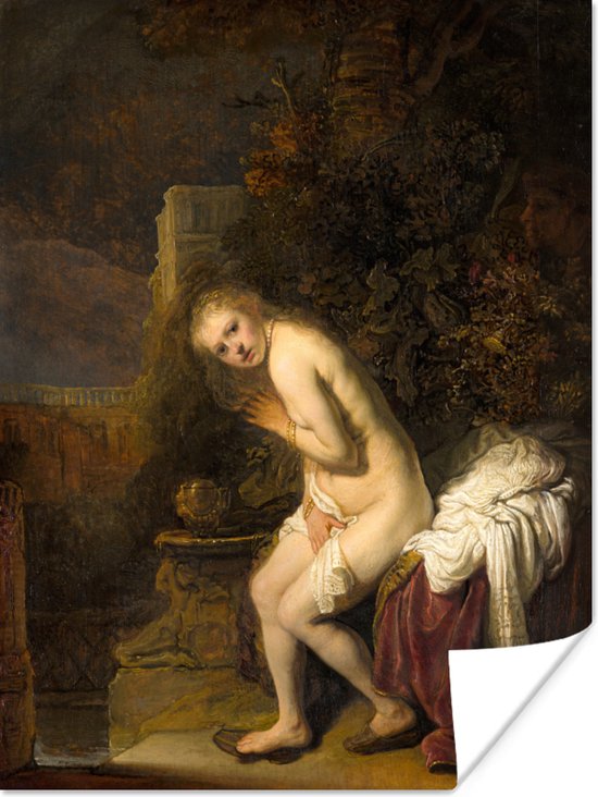Poster Suzanna - Rembrandt van Rijn - 90x120 cm