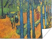 Poster Les Alyscamps - Vincent van Gogh - 120x90 cm